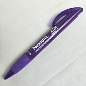 Nexium Pen, Medical Pharmaceutical Drug Rep Promo, Black Ink, Plastic, Working